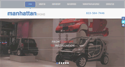 Desktop Screenshot of manhattansignsco.com